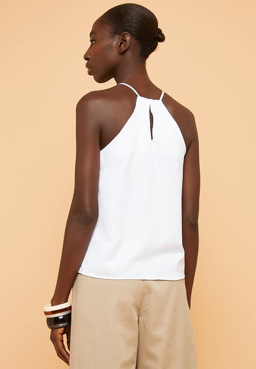 Superbalist - Halter cami - white