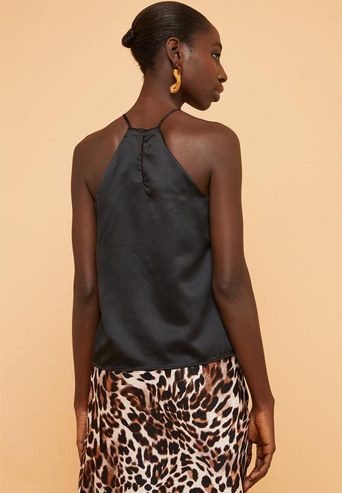 Superbalist - Halter cami - black