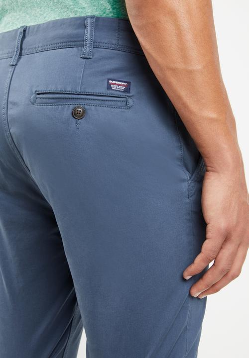 Superdry. - Straight leg chinos - blue