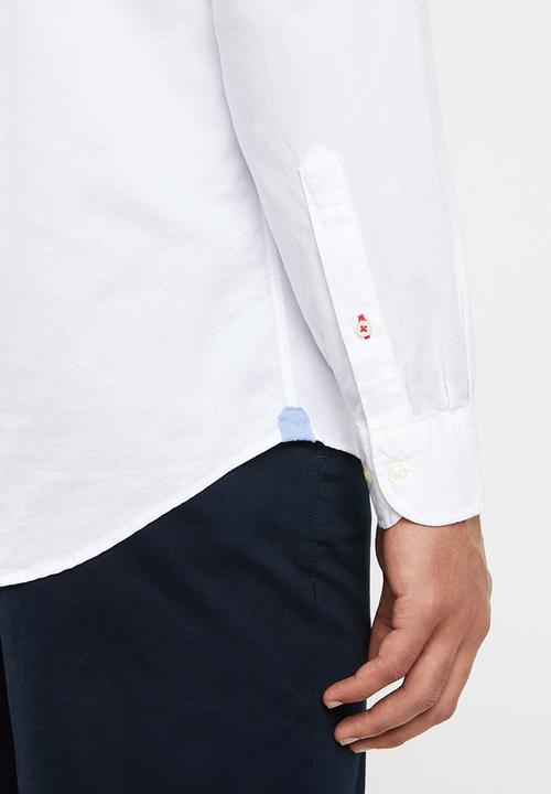 Tommy Hilfiger - Colourblock shirt - blue & white
