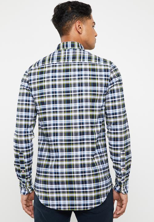 Tommy Hilfiger - Plaid check slim fit shirt - multi