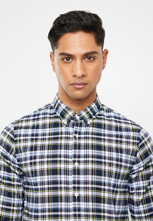 Tommy Hilfiger - Plaid check slim fit shirt - multi