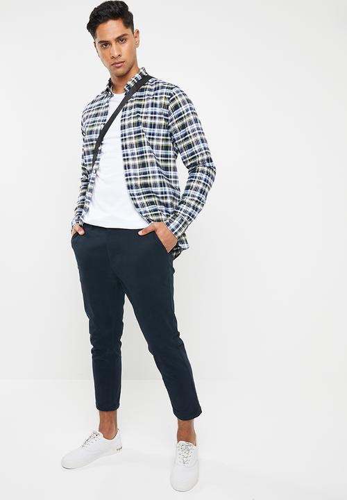 Tommy Hilfiger - Plaid check slim fit shirt - multi