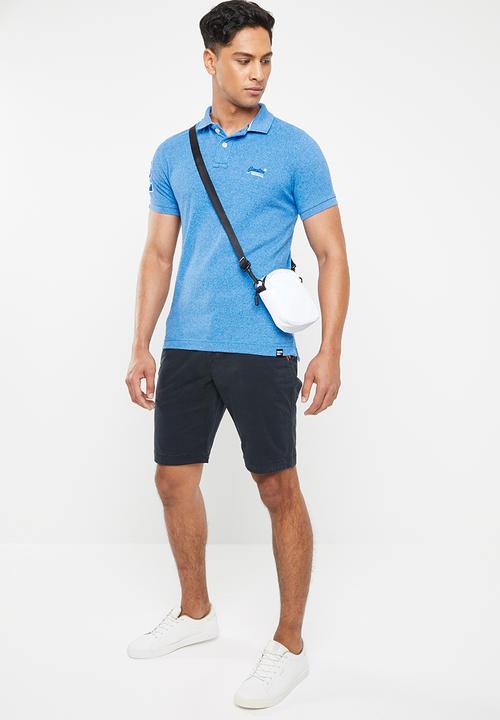 Superdry. - Classic pique polo - blue
