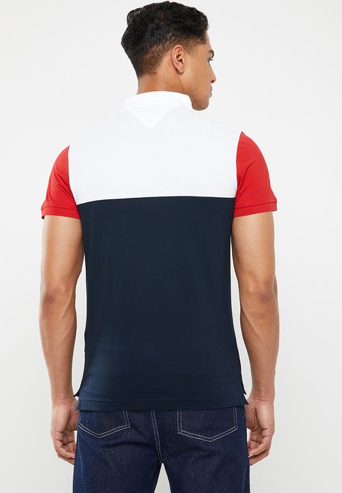 Tommy Hilfiger - Colourblock slim polo - multi