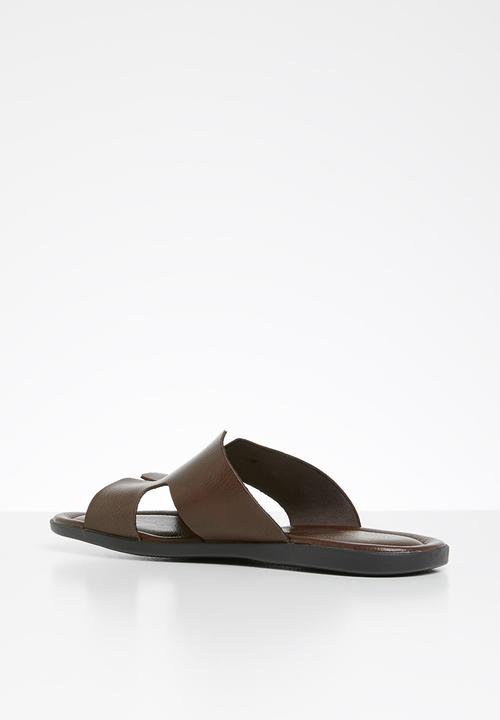 POLO - Ethan leather sandal - brown