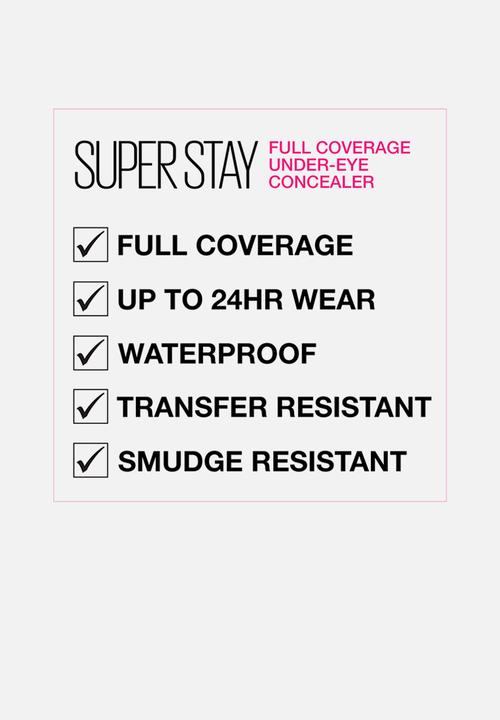 Maybelline - Superstay® Full Coverage Under Eye Concealer - Fair