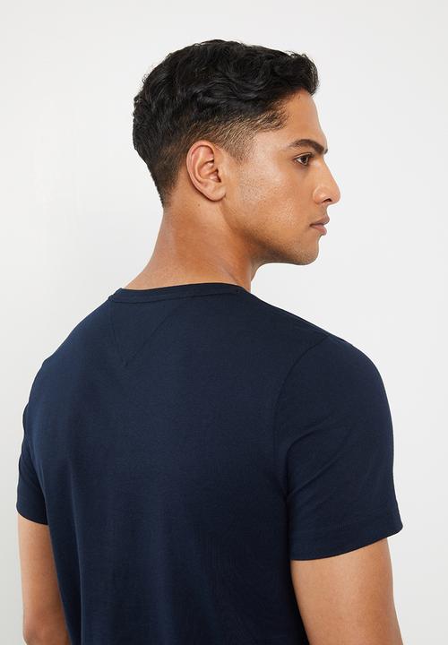 Tommy Hilfiger - Monogram print cotton tee - navy 