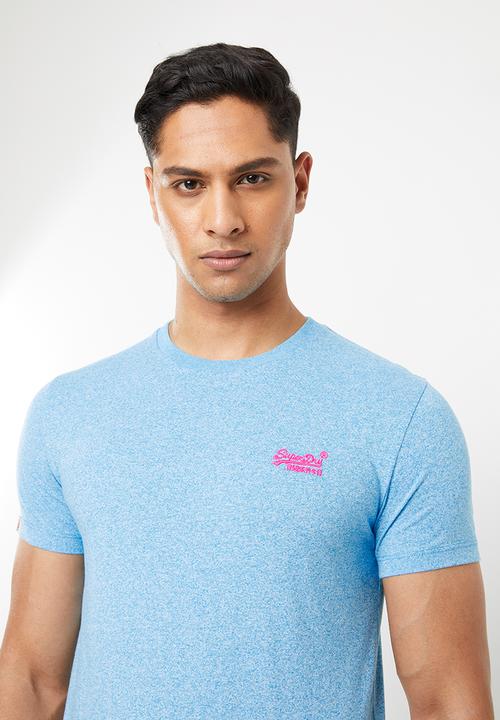 Superdry. - Ol fluro grit tee - blue