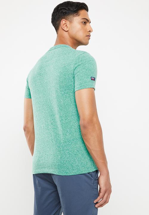 Superdry. - Vintage logo neon lite tee - green