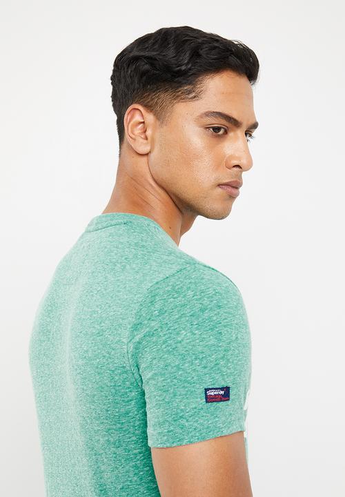 Superdry. - Vintage logo neon lite tee - green