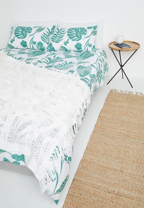 H&S - Knit throw - white