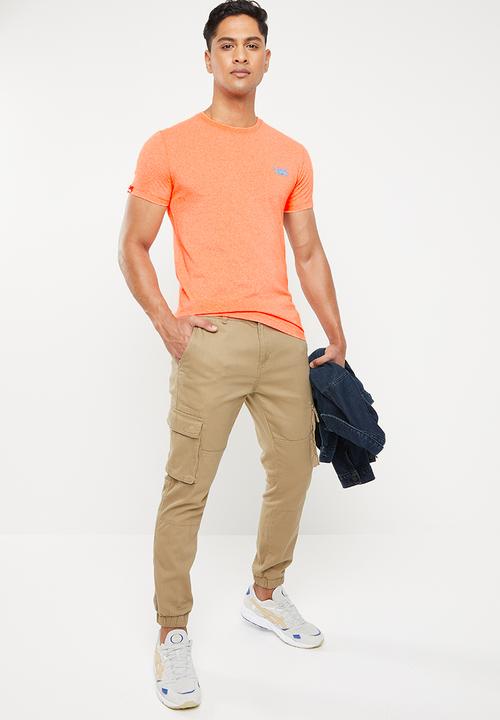 Superdry. - Ol fluro grit tee - orange