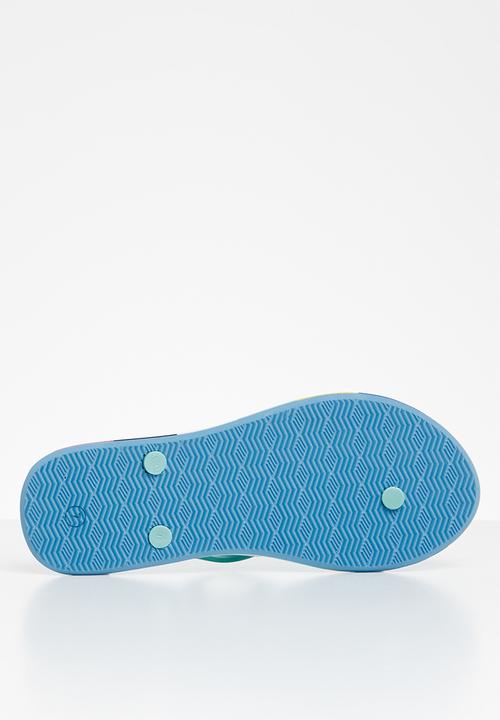 POLO - Tessa flip flops - turquoise & blue