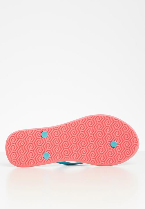 POLO - Tessa flip flops - pink & blue