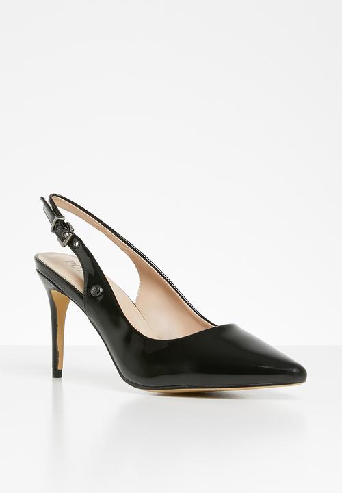 POLO - Nicole slingback strap court - black