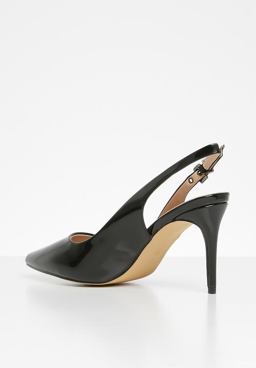 POLO - Nicole slingback strap court - black