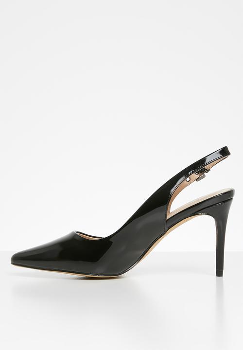 POLO - Nicole slingback strap court - black