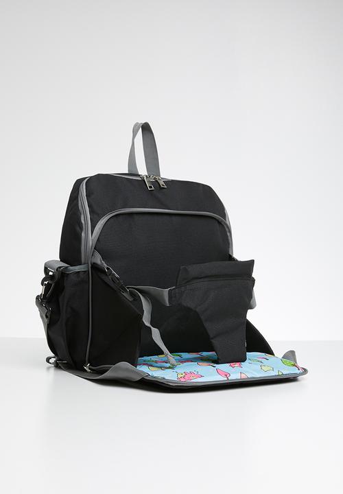 Escape Society - Diaper travel backpack - black