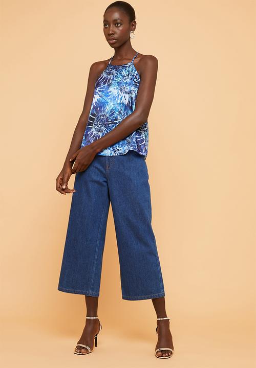 Superbalist - Halter cami - blue 