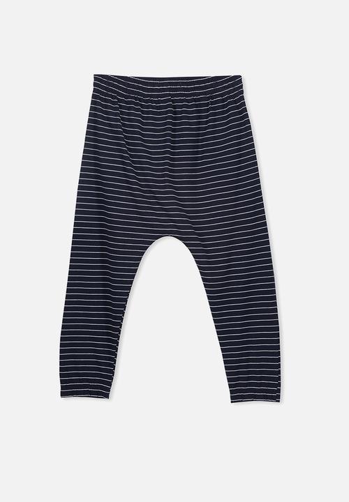 Cotton On - Lexi stripe pant - navy & white