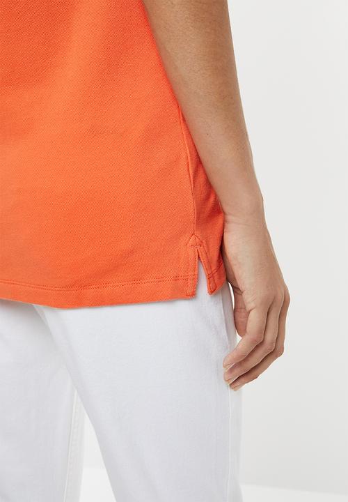 POLO - Eva zip detail golfer - orange 