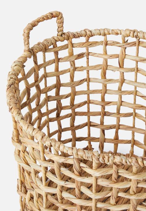 H&S - Water hyacinth basket - large