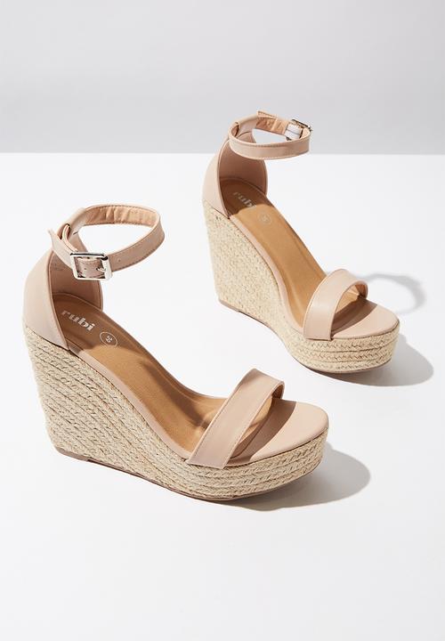 Cotton On - Amethyst espadrille wedge - neutral