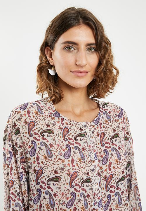 edit - Peasant blouse - multi