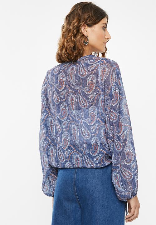 edit - Peasant blouse - multi