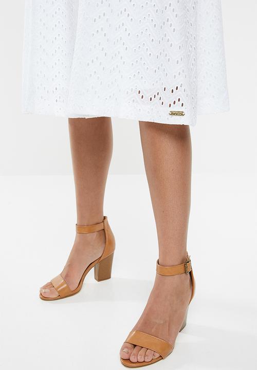 POLO - Dawson anglaise dress - white