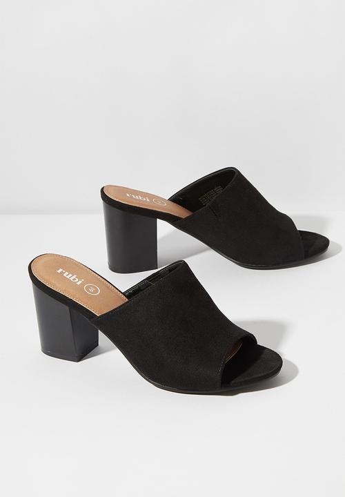 Cotton On - Colette heeled mule - black