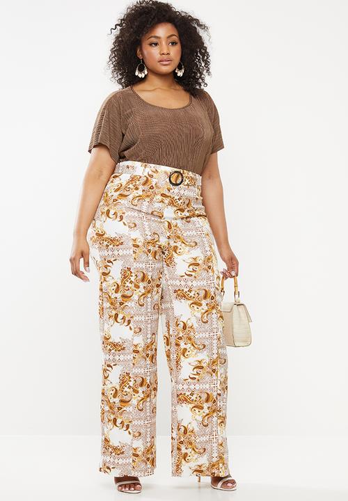 Missguided - Curve zimmerman palazzo pants - multi
