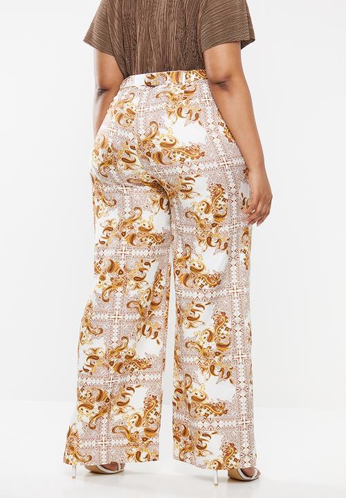 Missguided - Curve zimmerman palazzo pants - multi