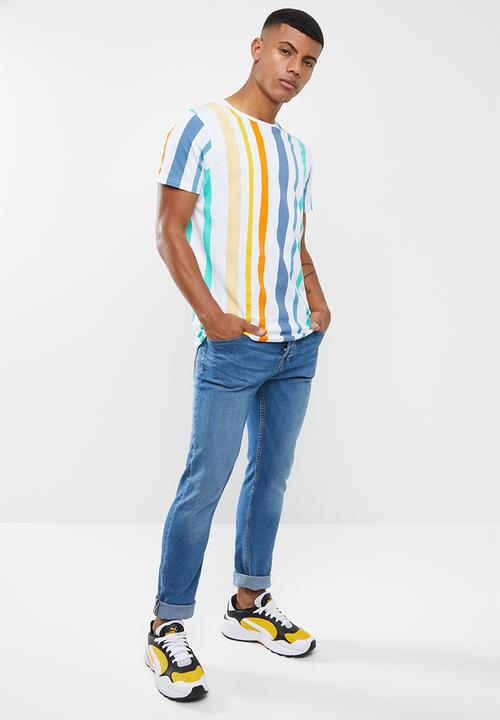Brave Soul - Crome short sleeve tee - multi