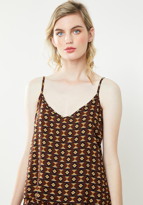 Superbalist - Cami & shorts set - geo print