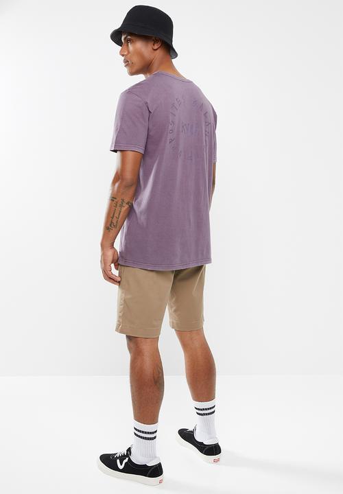 RVCA - Hortonsphere short sleeve tee - purple