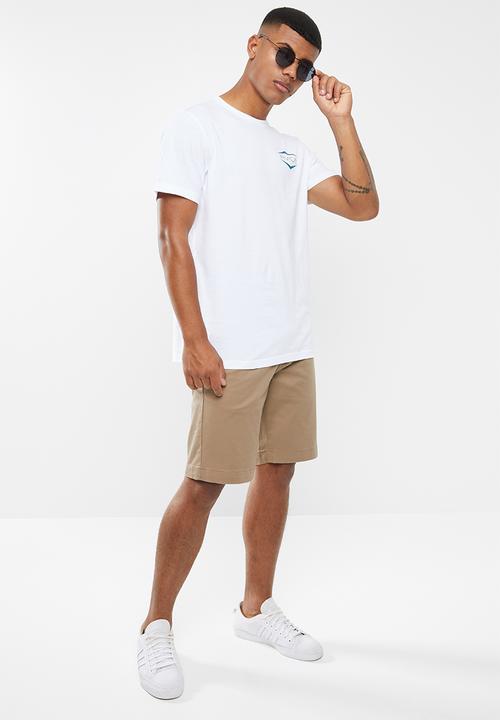RVCA - Astro hex short sleeve tee - white 