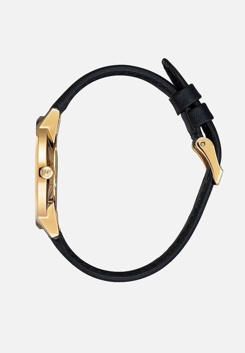 Nixon - The porter leather - gold & black