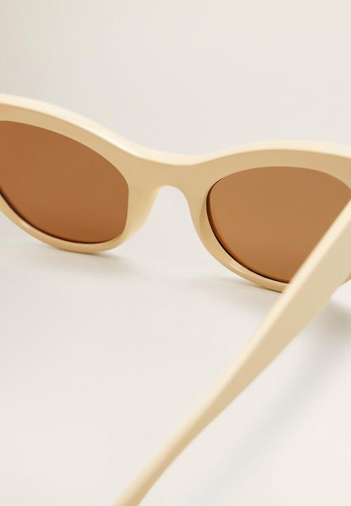 MANGO - Cat-eye sunglasses - yellow