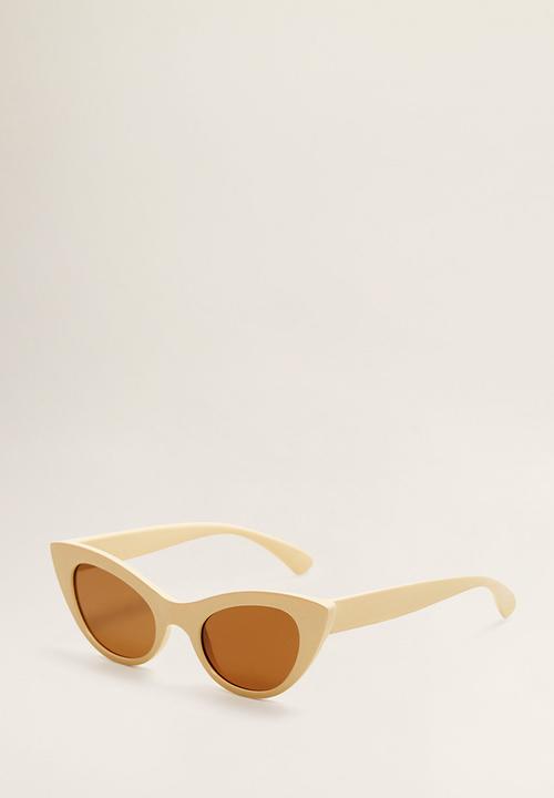 MANGO - Cat-eye sunglasses - yellow