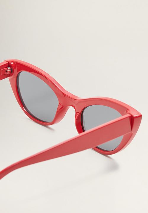 MANGO - Cat-eye sunglasses - red