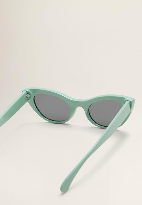MANGO - Cat-eye sunglasses - green