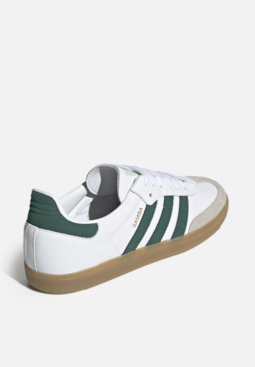 adidas Originals - Samba OG - white / collegiate green / vapour green