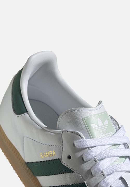 adidas Originals - Samba OG - white / collegiate green / vapour green