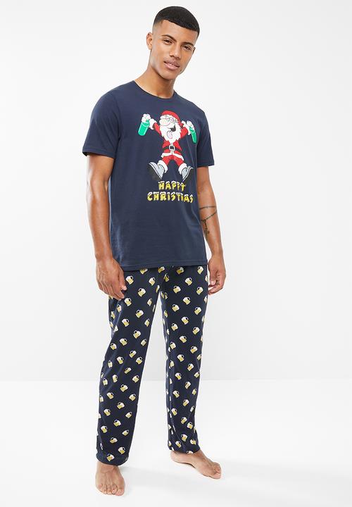 Brave Soul - Drink sleep set - navy