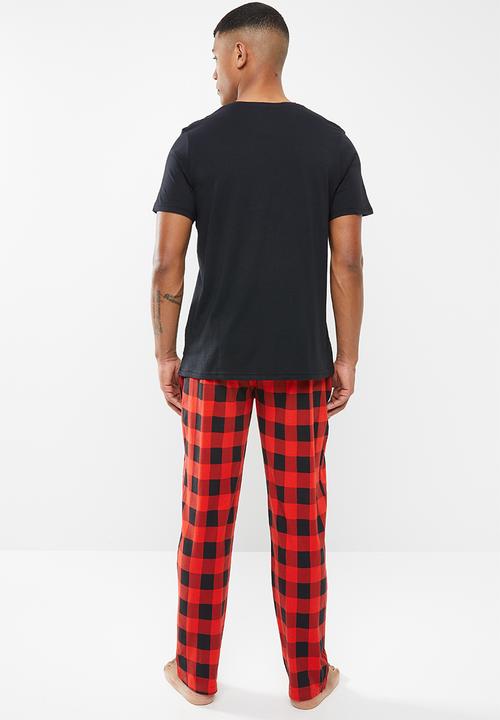 Brave Soul - Beard sleep set - black & red
