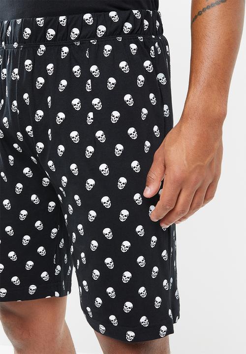 Brave Soul - Skulls sleep set - black