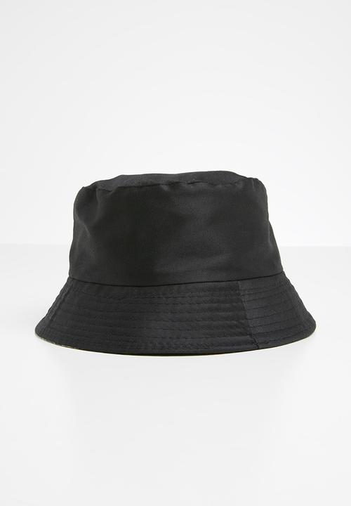 Superbalist - Reversible bucket hat - black & neutral