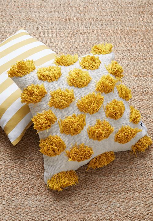 Sixth Floor - Poppy cushion cover - mustard